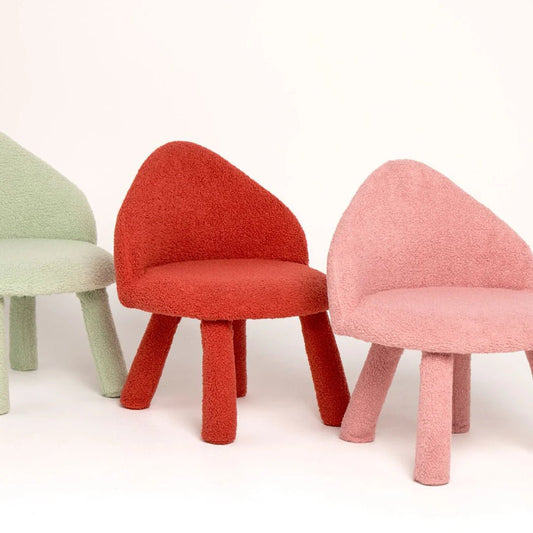 COWRIE & CONCH | MILKMAID CHAIRS Beetroot by COWRIE & CONCH - The Playful Collective