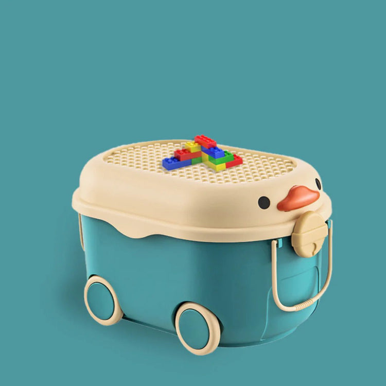 COWRIE & CONCH | RIDE A LONG STORAGE - DUCK MediumGreen & Yellow by COWRIE & CONCH - The Playful Collective