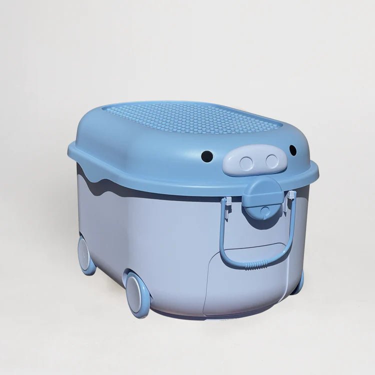 COWRIE & CONCH | RIDE A LONG STORAGE - PIG *PRE - ORDER* LargeIce Block Blue by COWRIE & CONCH - The Playful Collective