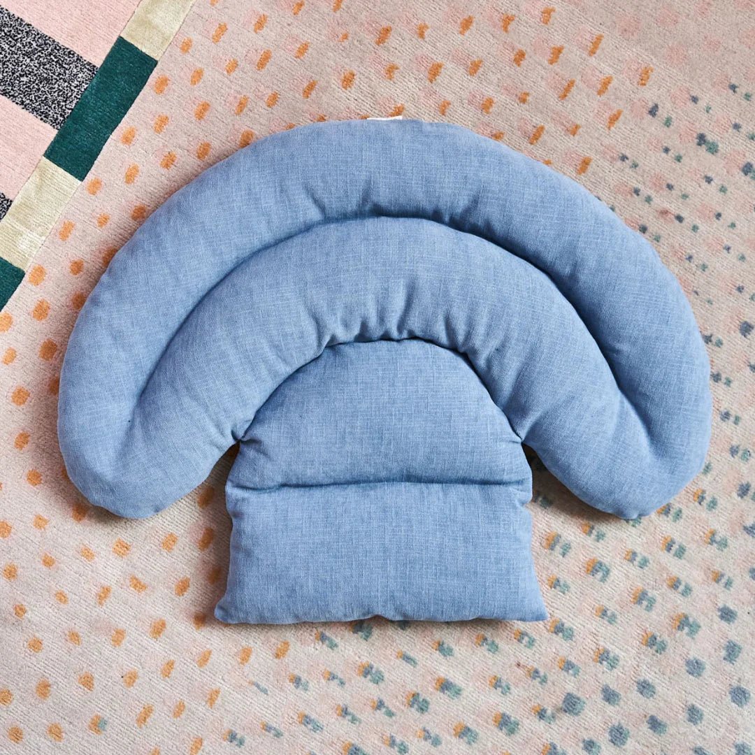 COWRIE & CONCH | ROLY POLY CUSHION Denim by COWRIE & CONCH - The Playful Collective