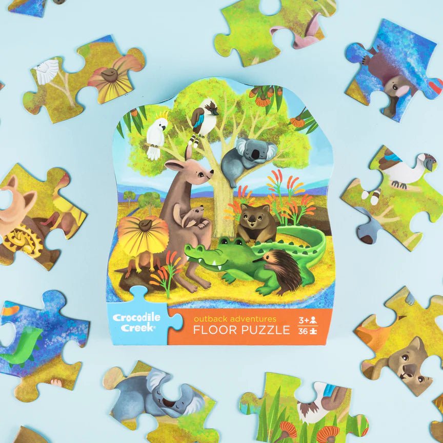 CROCODILE CREEK | CLASSIC FLOOR PUZZLE 36 PIECE - OUTBACK ADVENTURES by CROCODILE CREEK - The Playful Collective