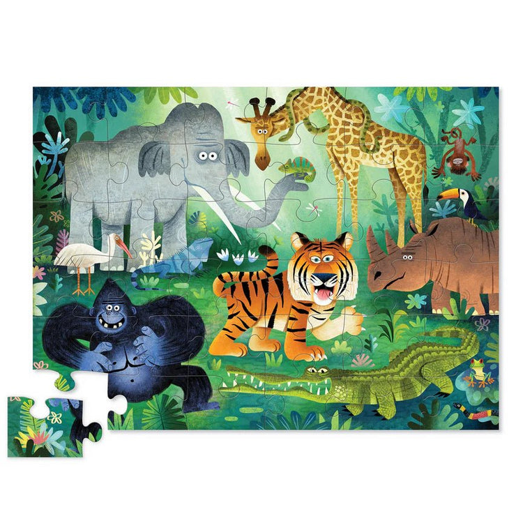 CROCODILE CREEK | CLASSIC FLOOR PUZZLE 36 PIECE - WILD KINGDOM by CROCODILE CREEK - The Playful Collective