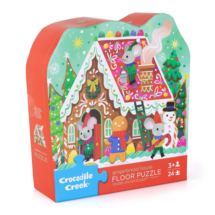 CROCODILE CREEK | CLASSIC PUZZLE 24 PIECE - GINGERBREAD HOUSE by CROCODILE CREEK - The Playful Collective