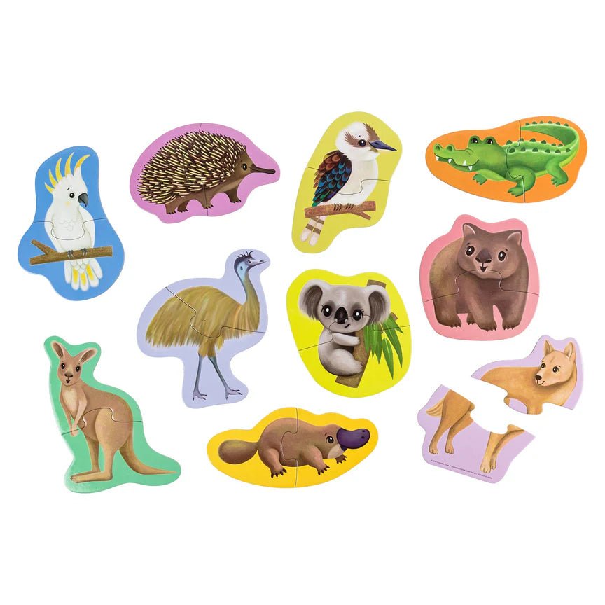 CROCODILE CREEK | LET'S BEGIN PUZZLE 2 PIECE - AUSSIE ANIMALS by CROCODILE CREEK - The Playful Collective