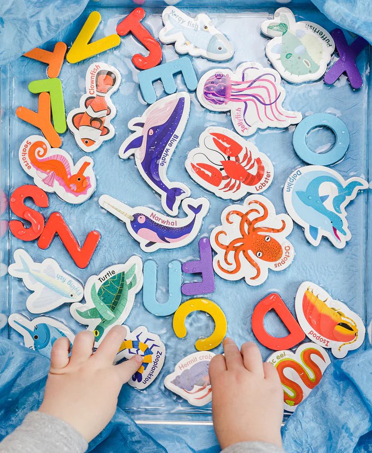 CURIOUS COLUMBUS | MAGNETIC SEA CREATURES & LETTERS by CURIOUS COLUMBUS - The Playful Collective