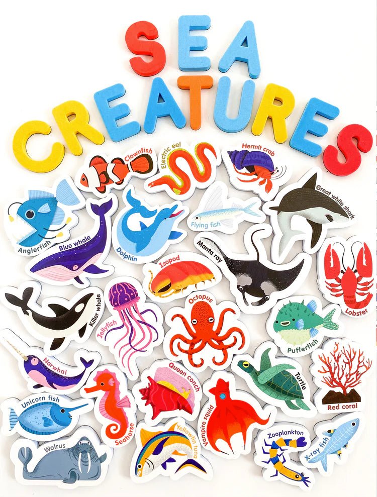 CURIOUS COLUMBUS | MAGNETIC SEA CREATURES & LETTERS by CURIOUS COLUMBUS - The Playful Collective