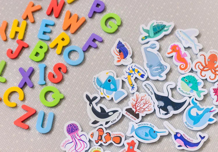 CURIOUS COLUMBUS | MAGNETIC SEA CREATURES & LETTERS by CURIOUS COLUMBUS - The Playful Collective