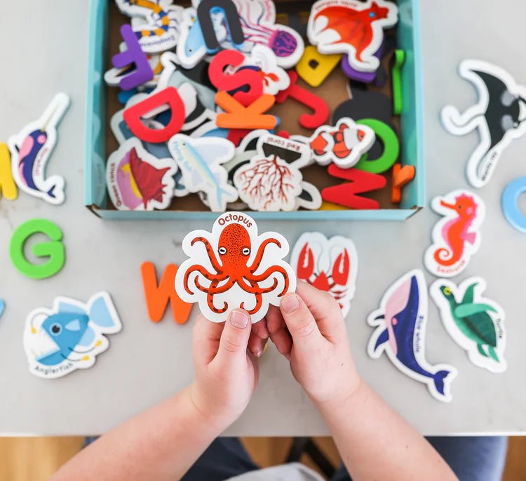 CURIOUS COLUMBUS | MAGNETIC SEA CREATURES & LETTERS by CURIOUS COLUMBUS - The Playful Collective