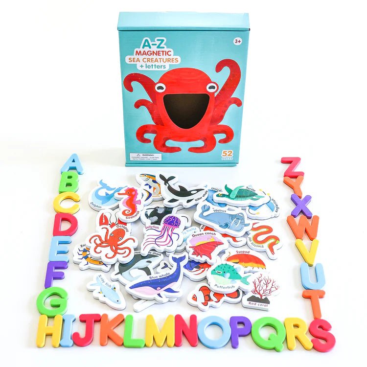 CURIOUS COLUMBUS | MAGNETIC SEA CREATURES & LETTERS by CURIOUS COLUMBUS - The Playful Collective