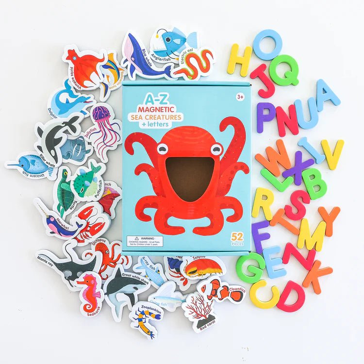 CURIOUS COLUMBUS | MAGNETIC SEA CREATURES & LETTERS by CURIOUS COLUMBUS - The Playful Collective