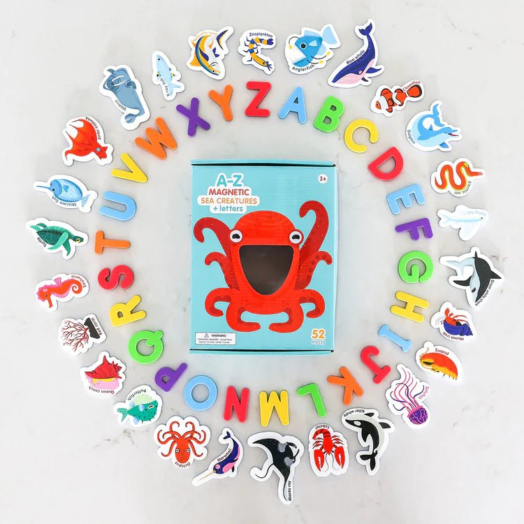 CURIOUS COLUMBUS | MAGNETIC SEA CREATURES & LETTERS by CURIOUS COLUMBUS - The Playful Collective