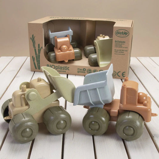 DANTOY | BIOPLASTIC CONSTRUCTION VEHICLE SET by DANTOY - The Playful Collective