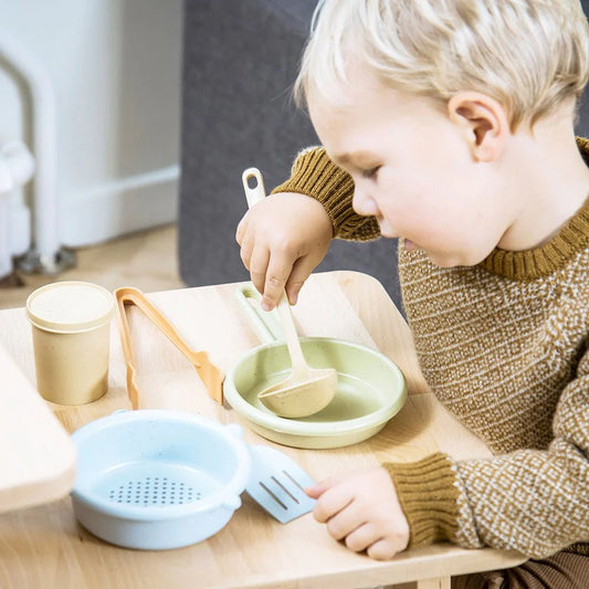 DANTOY | BIOPLASTIC KITCHEN SET 12PCS by DANTOY - The Playful Collective