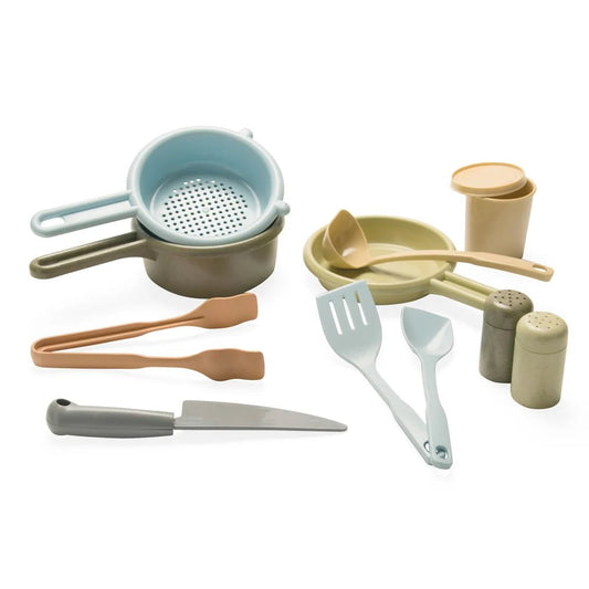 DANTOY | BIOPLASTIC KITCHEN SET 12PCS by DANTOY - The Playful Collective