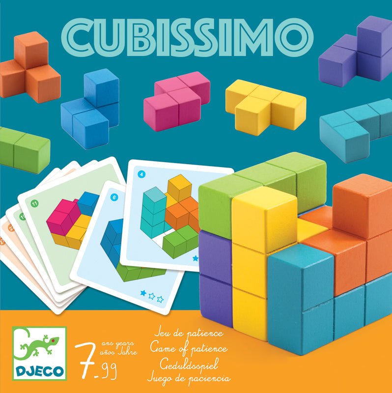 DJECO | CUBISSIMO SOLOGIC GAME - 60 CHALLENGES by DJECO - The Playful Collective