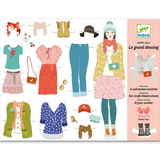 DJECO | PAPER DOLLS - ONE BIG DRESSING ROOM by DJECO - The Playful Collective