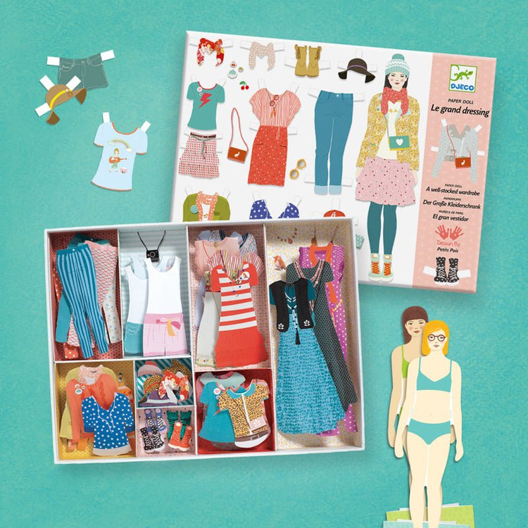 DJECO | PAPER DOLLS - ONE BIG DRESSING ROOM by DJECO - The Playful Collective