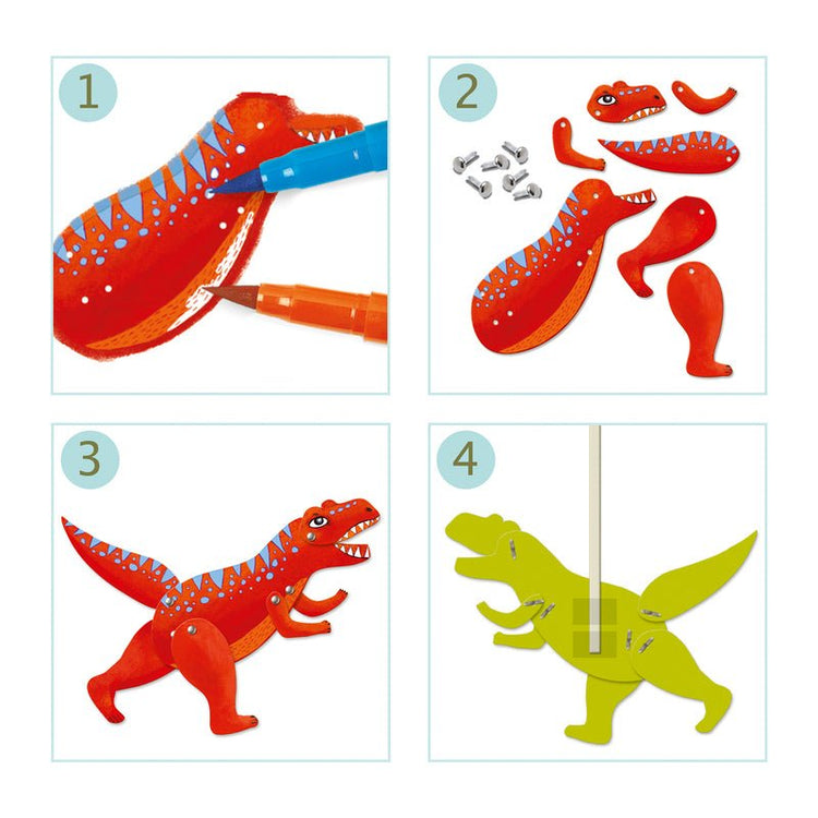 DJECO | PAPER PUPPETS - DINOS by DJECO - The Playful Collective