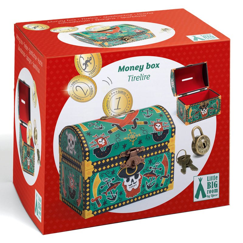 DJECO | PIRATE MONEY BOX by DJECO - The Playful Collective