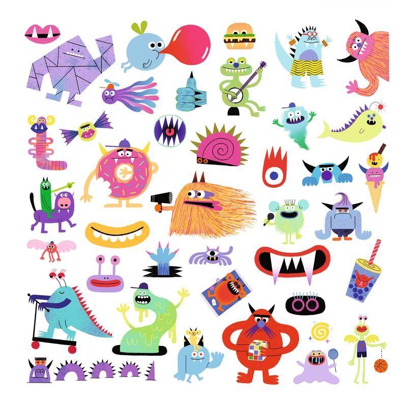 DJECO | STICKERS - MONSTER by DJECO - The Playful Collective