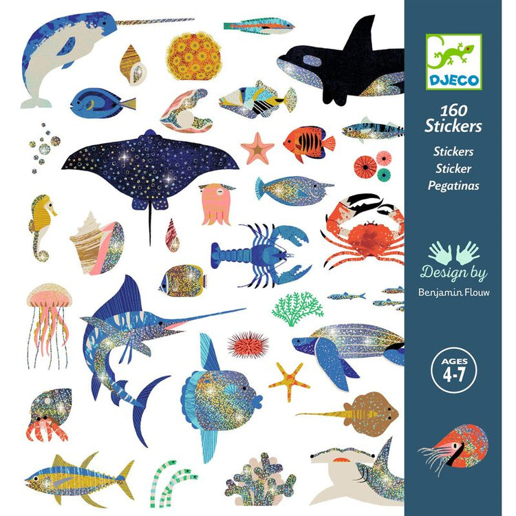 DJECO | STICKERS - OCEAN METALLIC by DJECO - The Playful Collective