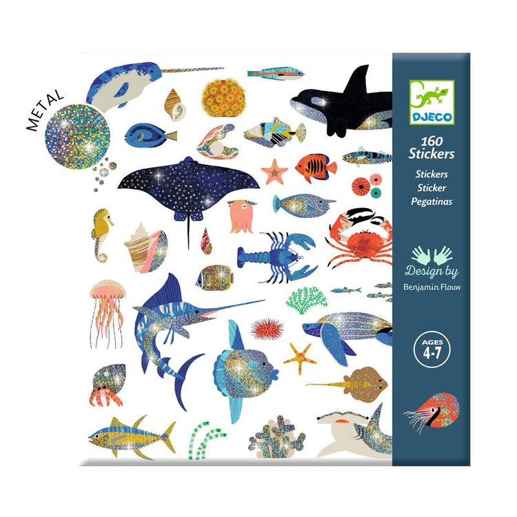 DJECO | STICKERS - OCEAN METALLIC by DJECO - The Playful Collective