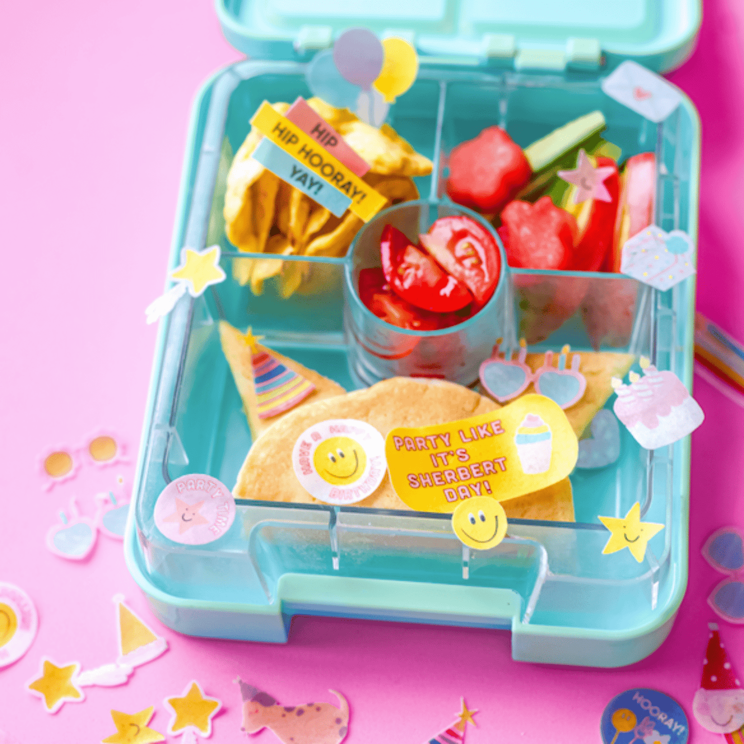 EASY PEASY CAKES | EDIBLE LUNCHBOX STICKERS - HAPPY BIRTHDAY STICKETIES *PRE - ORDER* by EASY PEASY CAKES - The Playful Collective