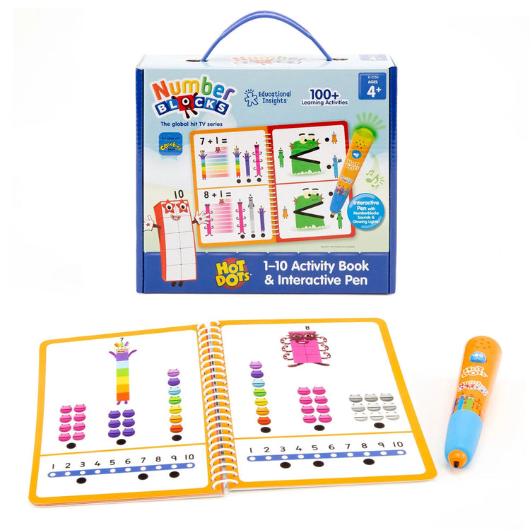 EDUCATIONAL INSIGHTS | HOT DOTS® NUMBERBLOCKS 1 - 10 ACTIVITY BOOK & INTERACTIVE PEN by EDUCATIONAL INSIGHTS - The Playful Collective