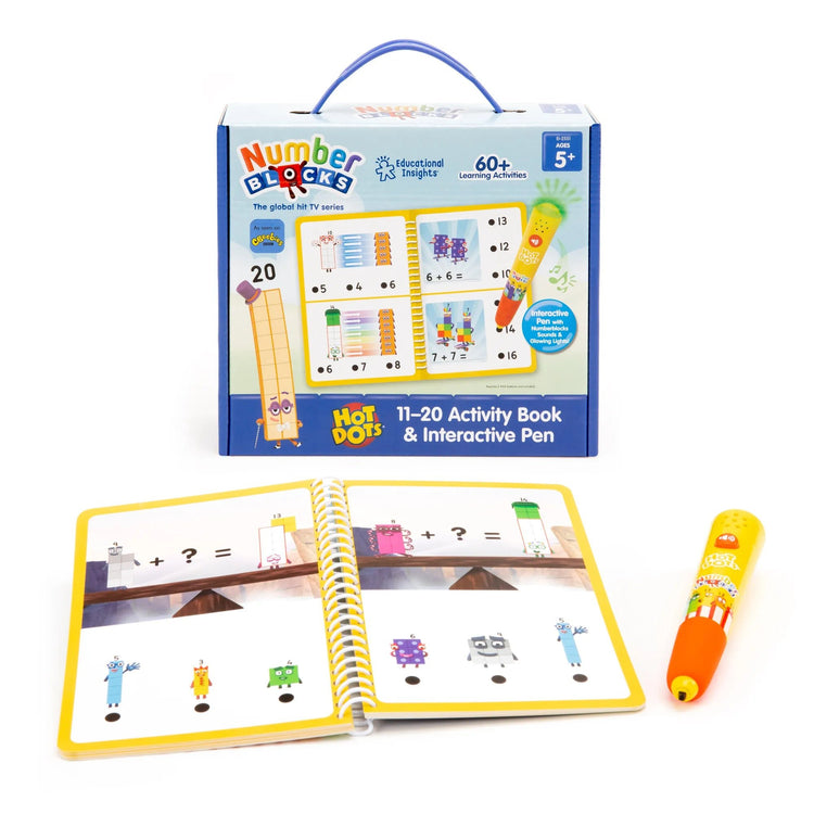 EDUCATIONAL INSIGHTS | HOT DOTS® NUMBERBLOCKS 11 - 20 ACTIVITY BOOK & INTERACTIVE PEN (Copy) by EDUCATIONAL INSIGHTS - The Playful Collective