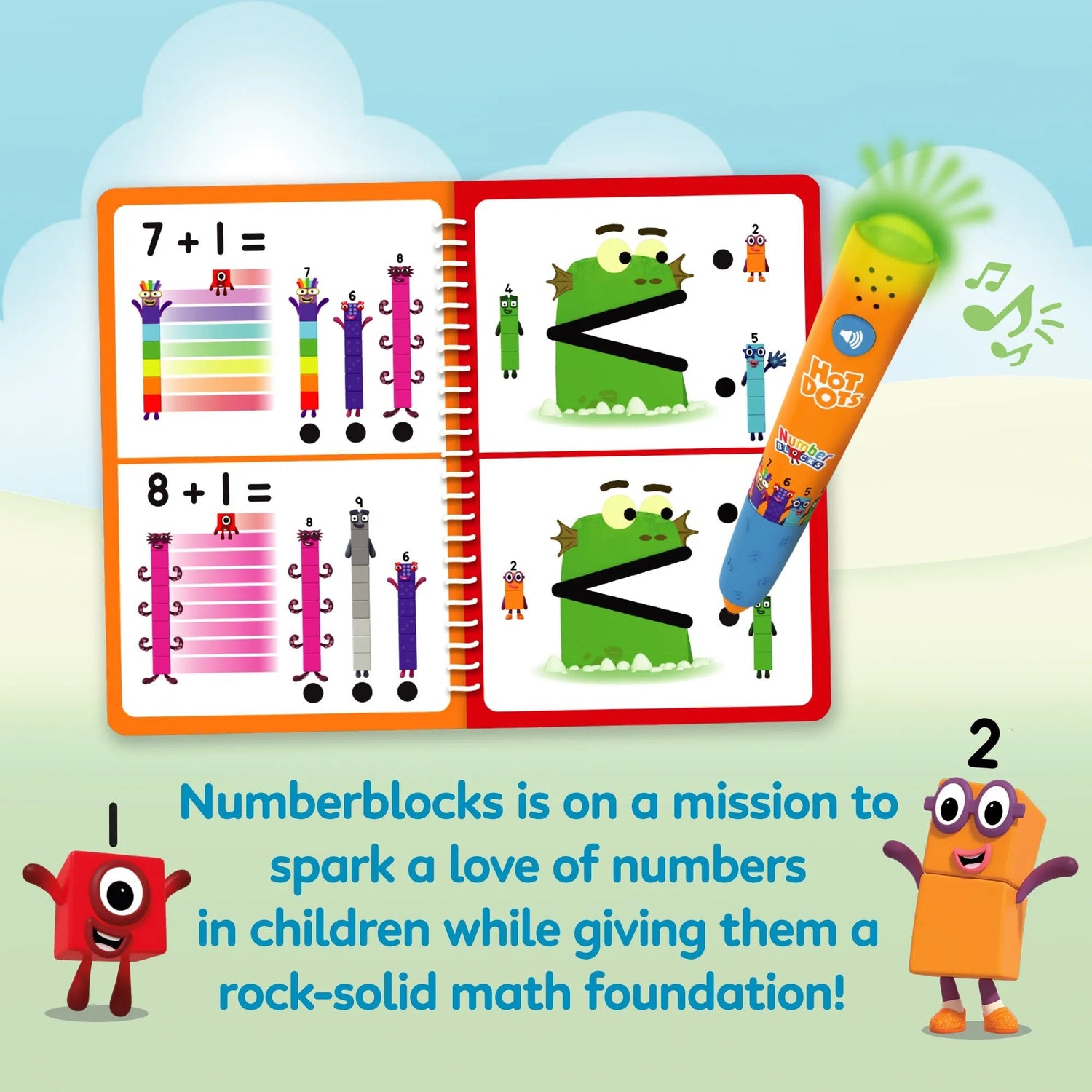 Interactive Numberblocks Hot Dots® Numberblocks® 11-20 Activity Book & Interactive Pen by ...