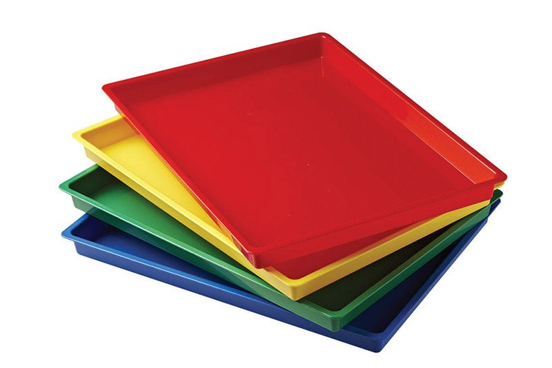 EDX EDUCATION | ART TRAY - ASSORTED COLOURS SET OF 4 by EDX EDUCATION - The Playful Collective