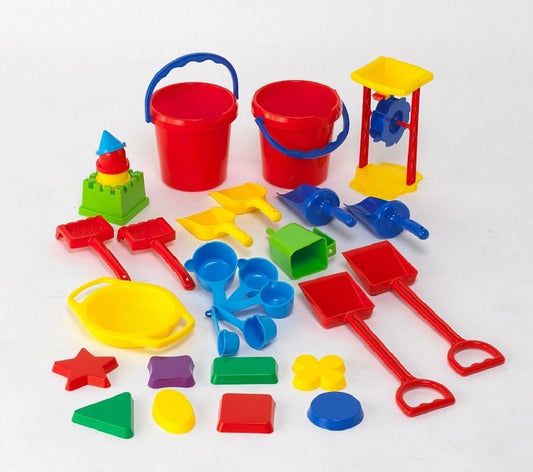 EDX EDUCATION | CLASSROOM SAND PLAY TOOL SET - 30PCS by EDX EDUCATION - The Playful Collective