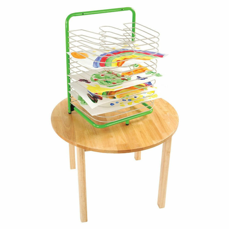 EDX EDUCATION | DESK TOP / WALL MOUNTED ART DRYING RACK - 15 SHELVES by EDX EDUCATION - The Playful Collective