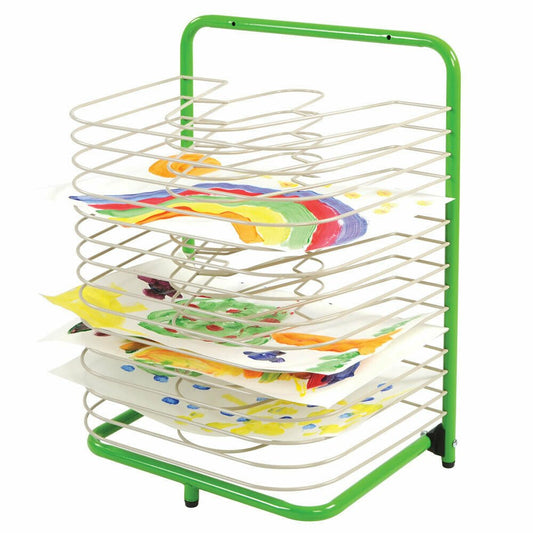 EDX EDUCATION | DESK TOP / WALL MOUNTED ART DRYING RACK - 15 SHELVES by EDX EDUCATION - The Playful Collective