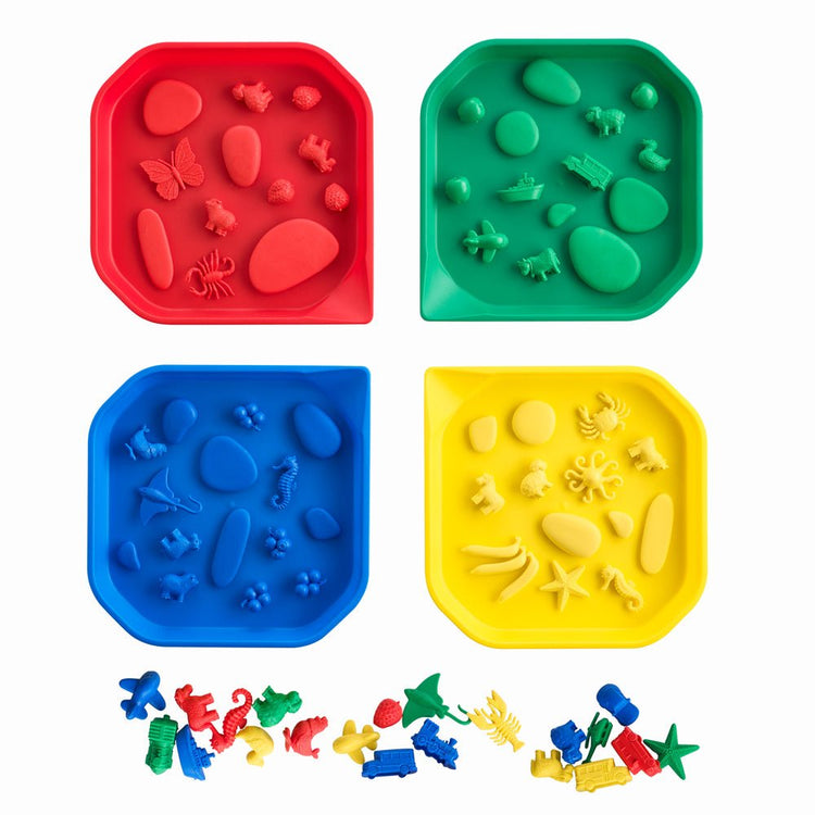 EDX EDUCATION | FUN2 MESSY TRAYS - RAINBOW SET OF 4 by EDX EDUCATION - The Playful Collective