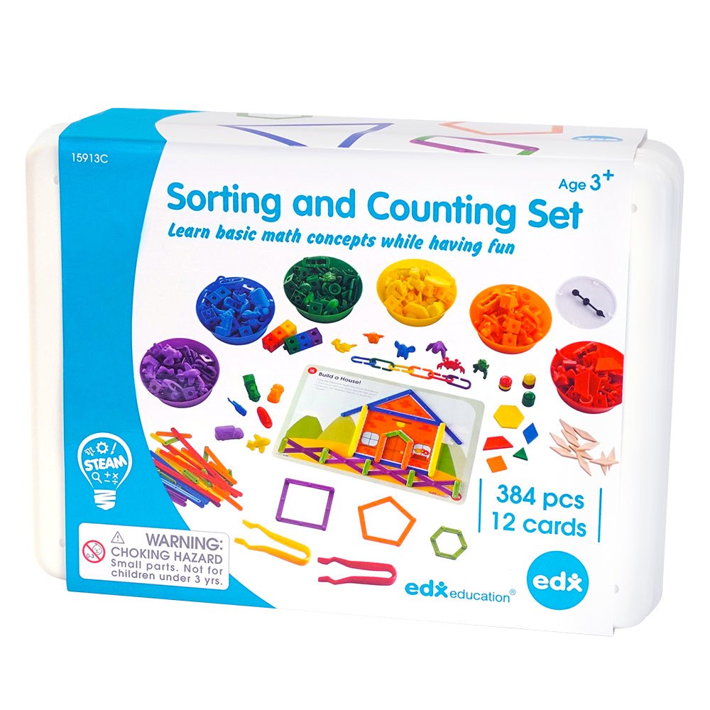 EDX EDUCATION | SORTING & COUNTING SET - 370PCS by EDX EDUCATION - The Playful Collective