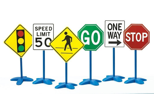 EDX EDUCATION | TRAFFIC SIGNS - SET OF 6 by EDX EDUCATION - The Playful Collective