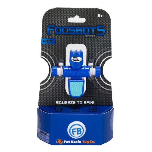 FAT BRAIN TOYS | FOOSBOTS - SINGLE - NITRO (BLUE) by FAT BRAIN TOYS - The Playful Collective