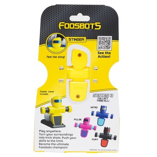 FAT BRAIN TOYS | FOOSBOTS - SINGLE - STINGER (YELLOW) by FAT BRAIN TOYS - The Playful Collective