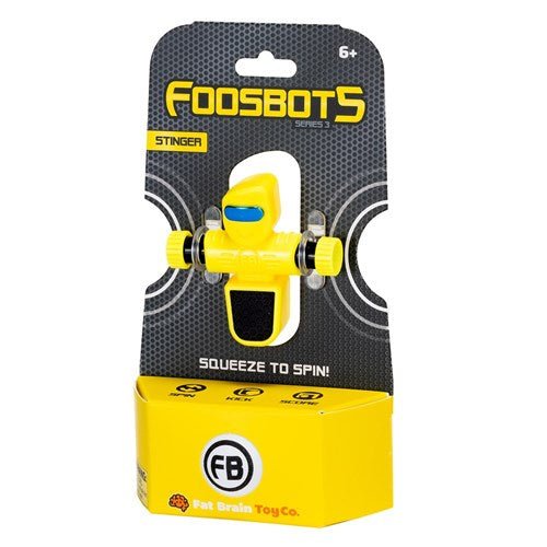 FAT BRAIN TOYS | FOOSBOTS - SINGLE - STINGER (YELLOW) by FAT BRAIN TOYS - The Playful Collective