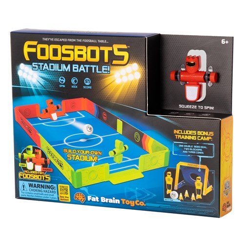 FAT BRAIN TOYS | FOOSBOTS STADIUM BATTLE SET by FAT BRAIN TOYS - The Playful Collective