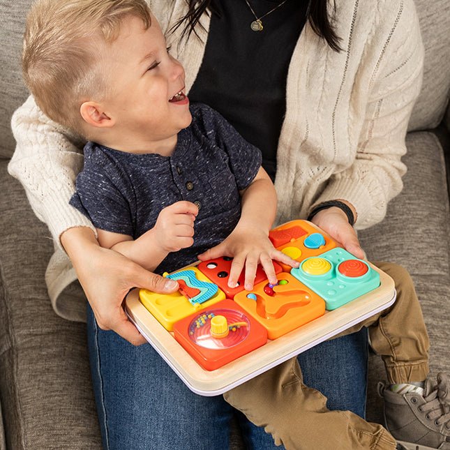 FAT BRAIN TOYS | PLAYTAB SENSORY SET 2 (TRACKBALL TILE, COLOUR WHEEL, SWITCHES TILE) *PRE - ORDER* by FAT BRAIN TOYS - The Playful Collective