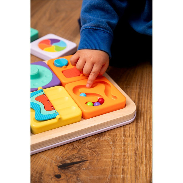 FAT BRAIN TOYS | PLAYTAB SENSORY SET 2 (TRACKBALL TILE, COLOUR WHEEL, SWITCHES TILE) *PRE - ORDER* by FAT BRAIN TOYS - The Playful Collective