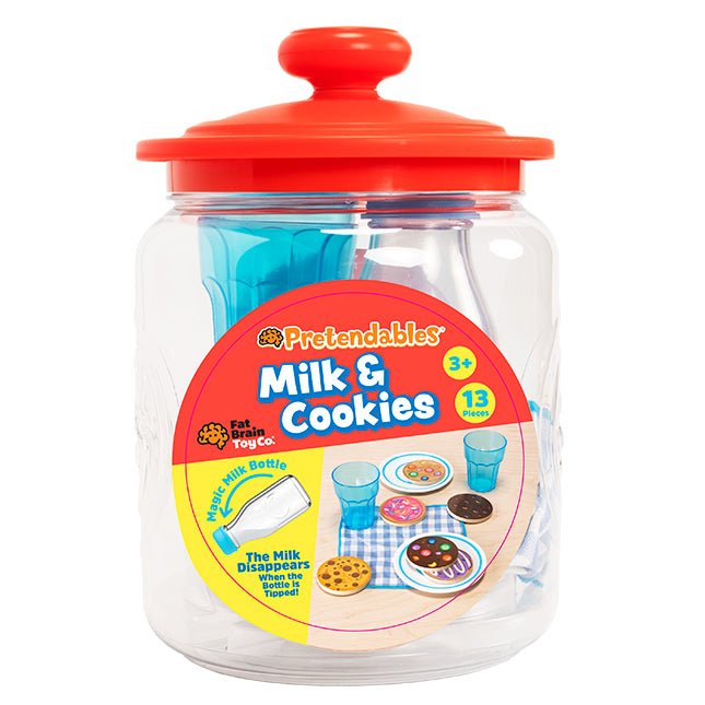 FAT BRAIN TOYS | PRETENDABLES MILK & COOKIES SET *PRE - ORDER* by FAT BRAIN TOYS - The Playful Collective