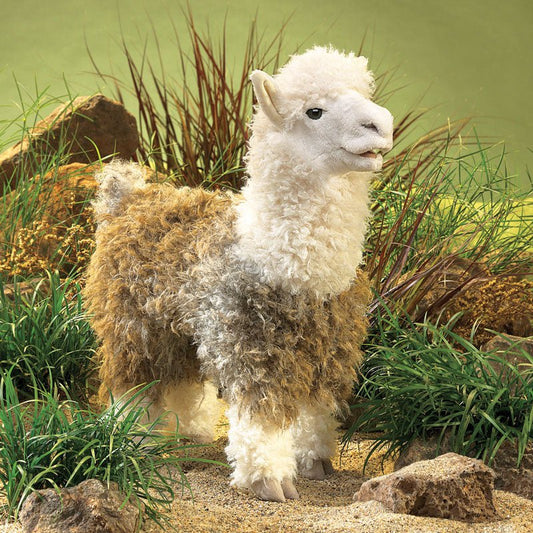 FOLKMANIS PUPPETS | ALPACA PUPPET by FOLKMANIS PUPPETS - The Playful Collective