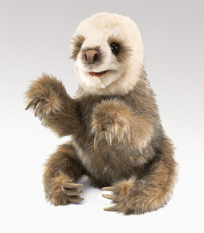Baby Sloth Puppet by Folkmanis Puppets | The Playful Collective
