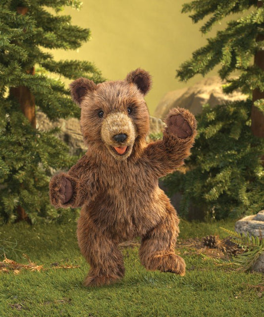FOLKMANIS PUPPETS | BEAR CUP PUPPET by FOLKMANIS PUPPETS - The Playful Collective