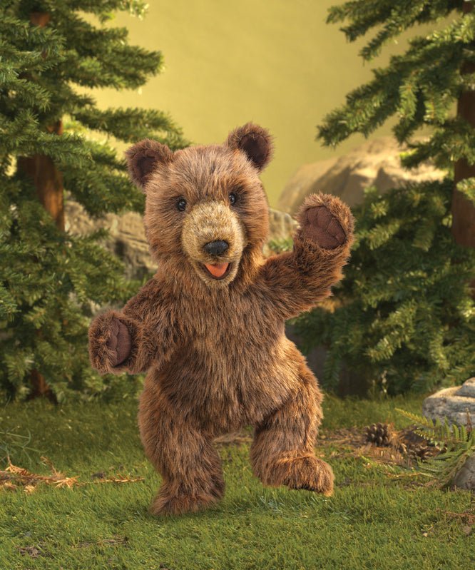 FOLKMANIS PUPPETS | BEAR CUP PUPPET by FOLKMANIS PUPPETS - The Playful Collective