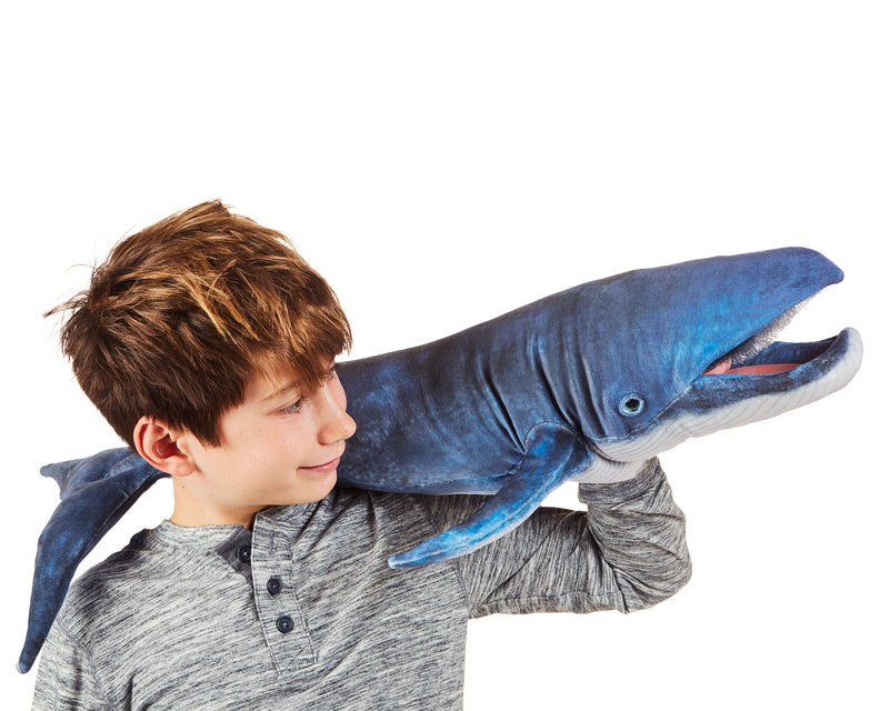 FOLKMANIS PUPPETS | BLUE WHALE PUPPET by FOLKMANIS PUPPETS - The Playful Collective