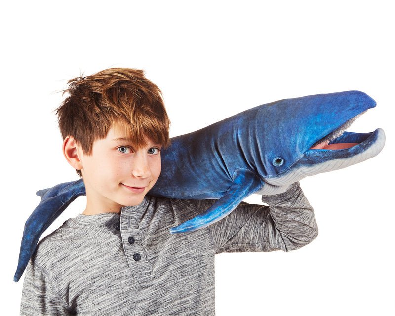 Wale Puppet Blue Whale Puppet by Folkmanis Puppets | The Playful Collective